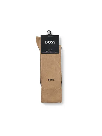 BOSS | Lot de 2 paires de chaussettes | camel